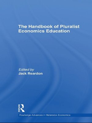 cover image of The Handbook of Pluralist Economics Education